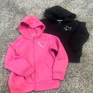 Okie Dokie Hoodie Zip Up Sweatshirt Size 4T